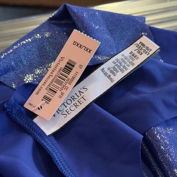 NWT Victoria’s Secret dream shimmer string xxl royal blue - Picture 4 of 7